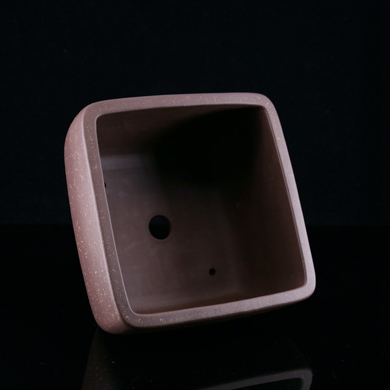 中号高档精品名家老艺人朱永南高四方铺砂刺柏赤松榆树紫砂盆景盆