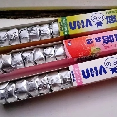 【】奶糖40g条装味觉糖牛奶糖草莓抹茶糖果糖夹心糖