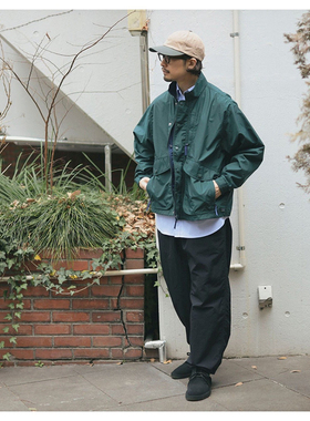 MAD LAB L.L.BEAN日系户外防水立领外套冲锋衣轻量廓形机能夹克