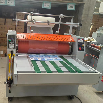 8950带烫金覆膜一体机数码控温加温覆膜机调速大钢辊不干胶覆膜机