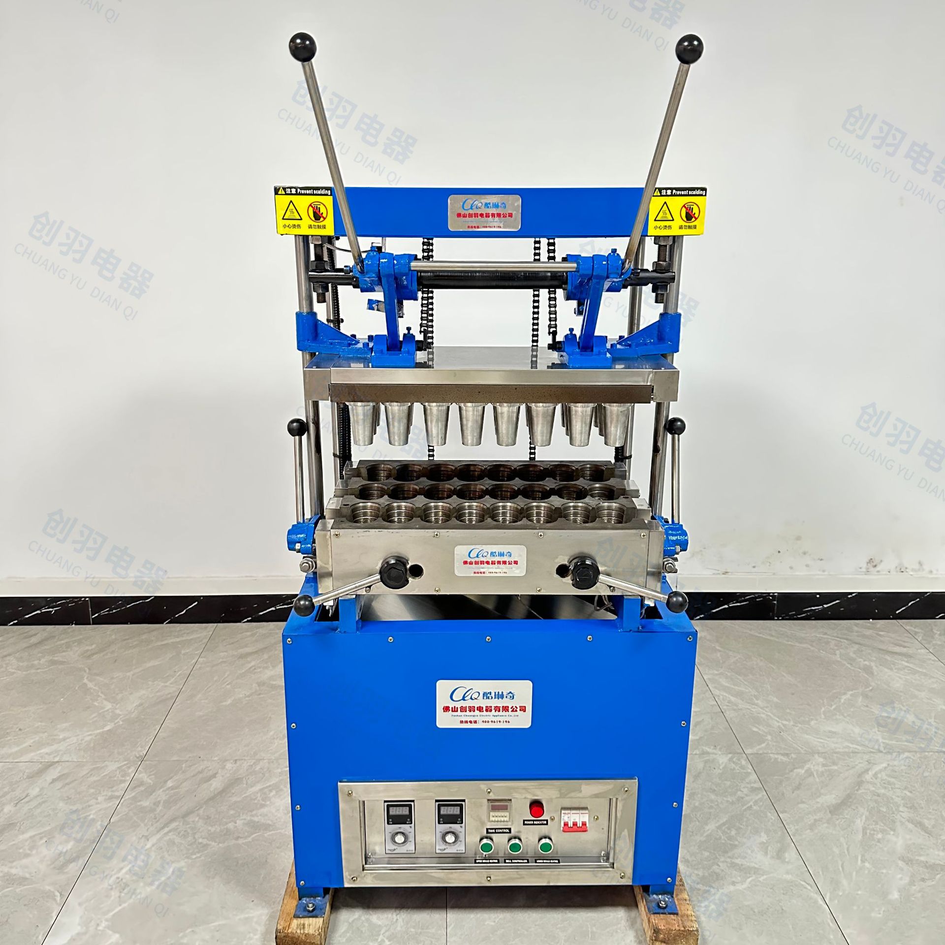 DST-32型冰淇淋蛋筒机 冰激凌甜筒皮筒机雪糕脆皮威化蛋卷机