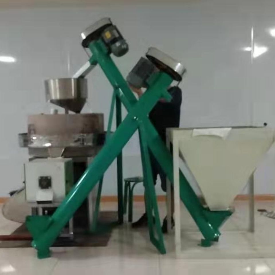 大型商用全自动石磨面粉机碾米机磨面粉加工设备大型粗粮加工机械