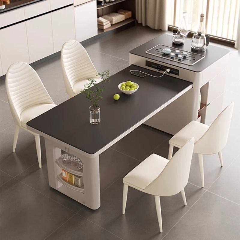 2025新款伸缩多功能岩板岛台餐桌一体高端智能家用小户型现代简约,住宅家具,岛台餐桌,淘宝优惠券,粉丝福利购,淘宝优惠卷