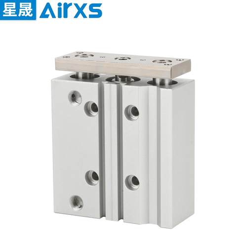 型TCM16X30S三杆导杆气缸TCM12-20S三轴铜套气缸TCL25-50S