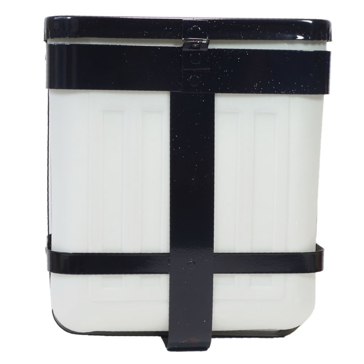 摩托车电动车保险杠工具桶大号置储物盒水杯架护杠工具箱可上锁