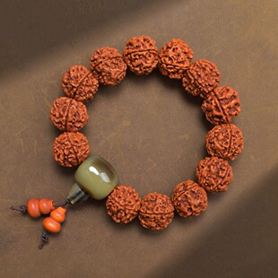 S5810天然大金刚菩提手串文玩核桃佛珠原籽盘玩（无礼盒）