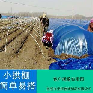 4/5/6毫米农用玻璃钢菜棚支架保温棚花棚小拱棚拱竿地膜杆 小弓