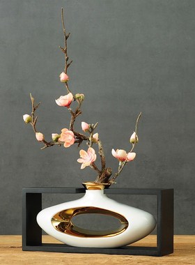 新中式花瓶电视柜摆设鹿摆件创意家居装饰品玄关隔断餐厅房间布置