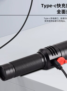 380-385NM手电筒紫光紫外UV研发科研激发荧光实验测试光源LED3W