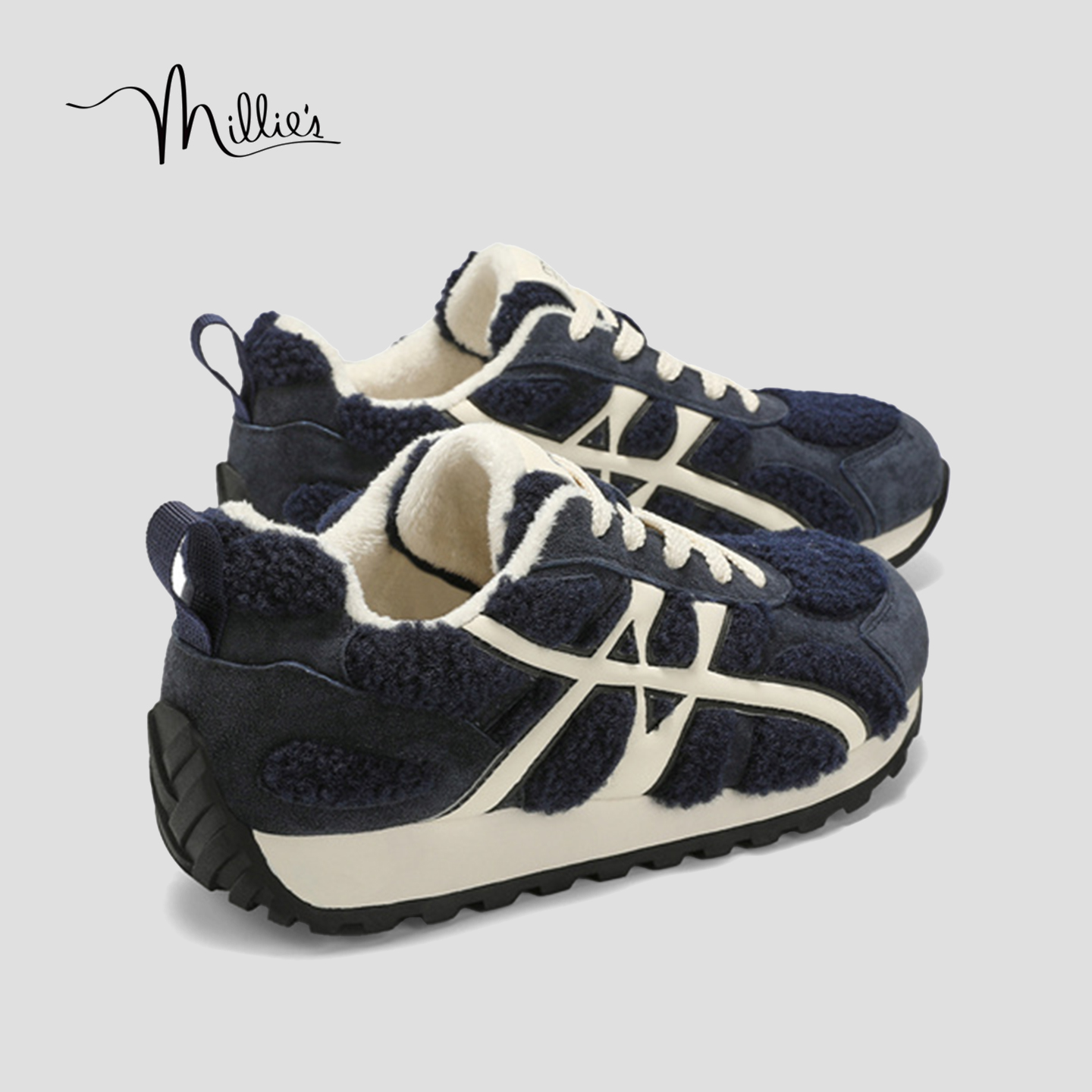 MILLIE'S/妙丽加绒保暖德训鞋