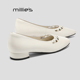 真皮玛丽珍鞋 妙丽通勤浅口单鞋 MILLIE 女春季 新款 镂空皮鞋 子Q