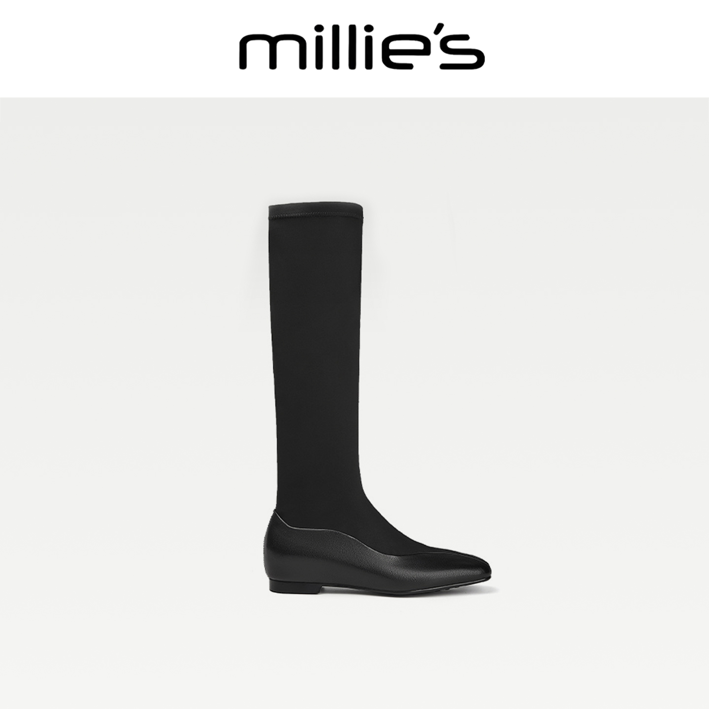 MILLIE'S/妙丽过膝长筒靴马丁靴