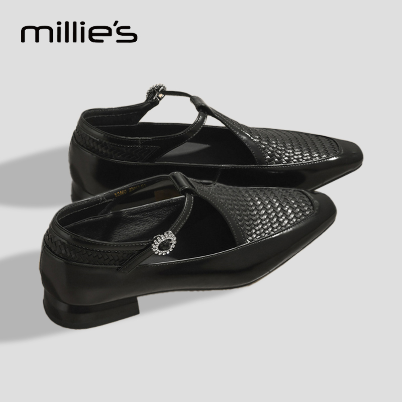 MILLIE'S/妙丽真皮小皮鞋