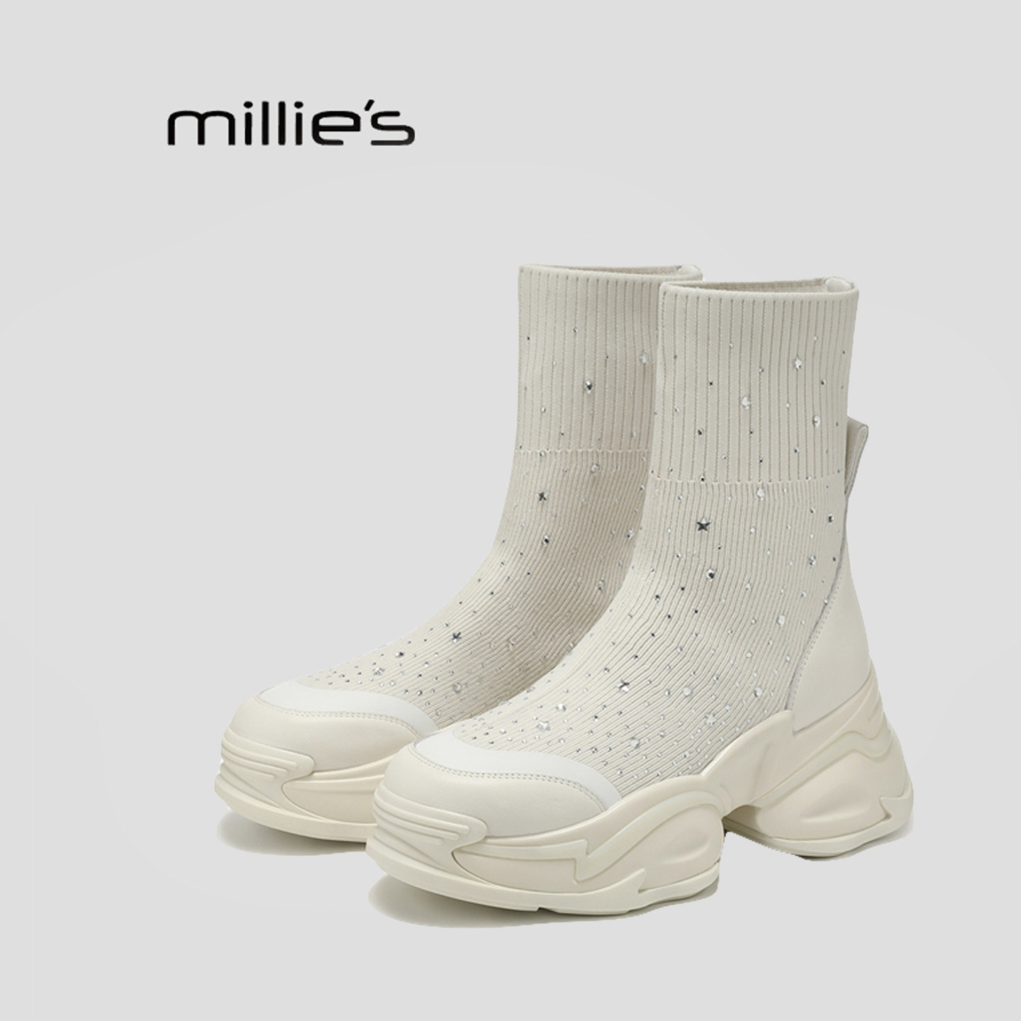 MILLIE'S/妙丽休闲瘦瘦短靴