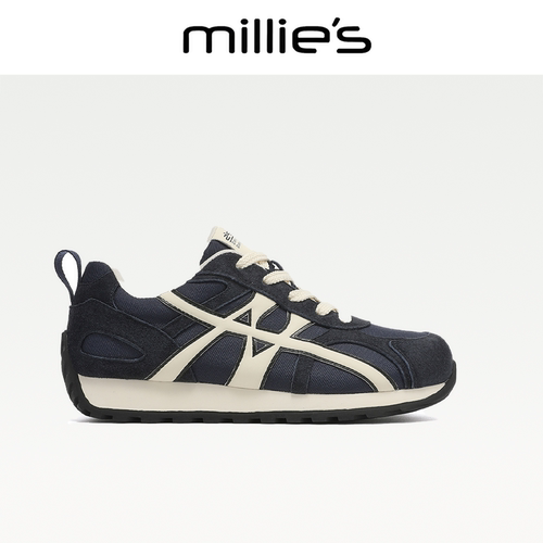 MILLIE'S/妙丽真皮德训鞋女