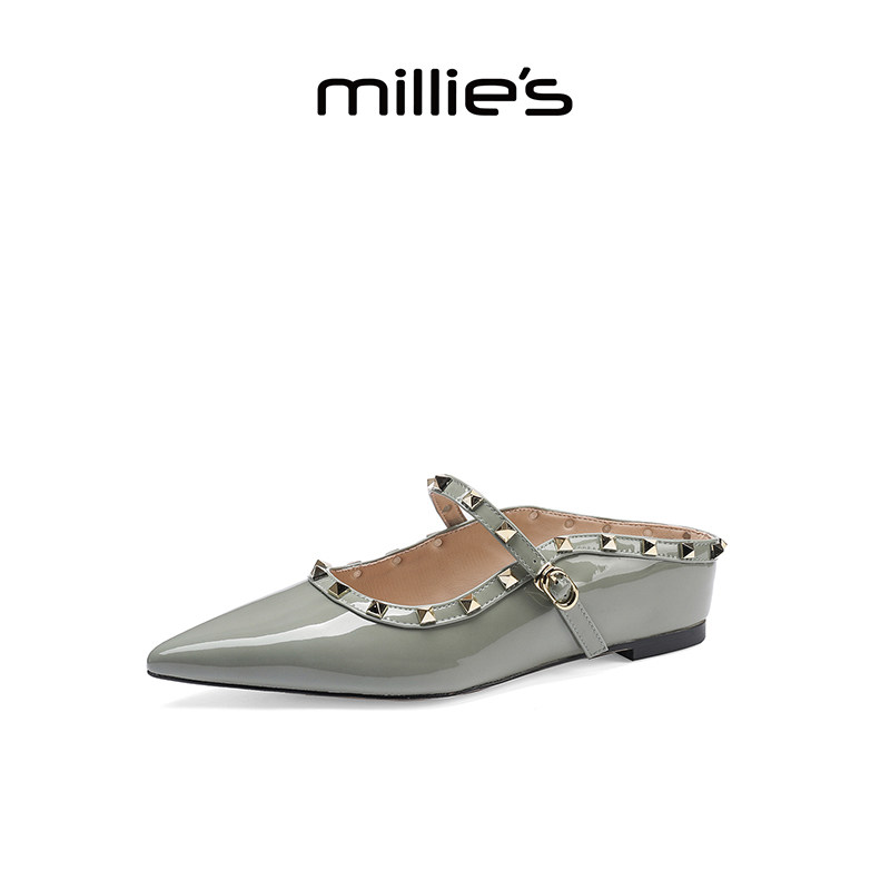 MILLIE'S/妙丽内增高凉拖鞋