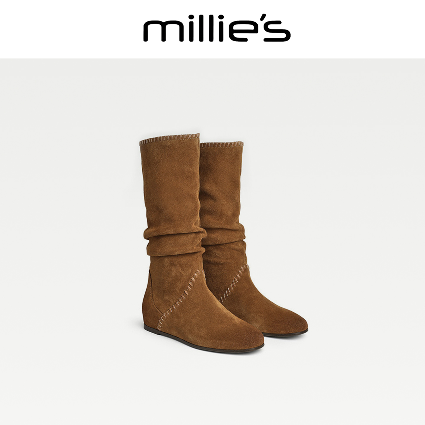 MILLIE'S/妙丽复古西部牛仔靴