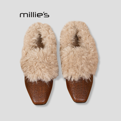 妙丽真皮复古休闲鞋巨好看