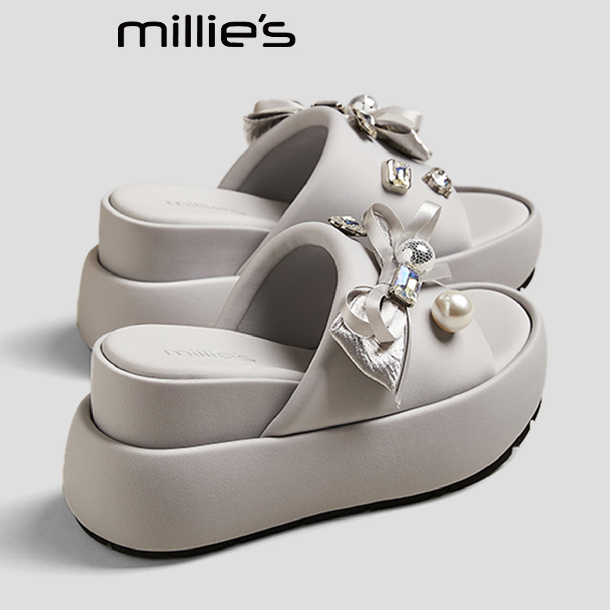 MILLIE'S/妙丽厚底时装凉鞋