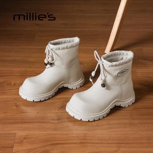 MILLIE'S妙丽真皮切尔西靴巨好看