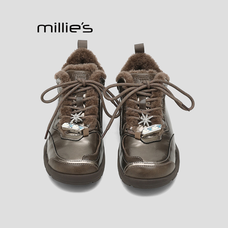 MILLIE'S/妙丽真皮德训鞋巨好看