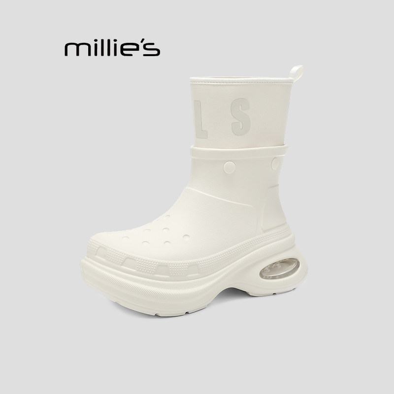 MILLIE'S/妙丽厚底防水短靴女