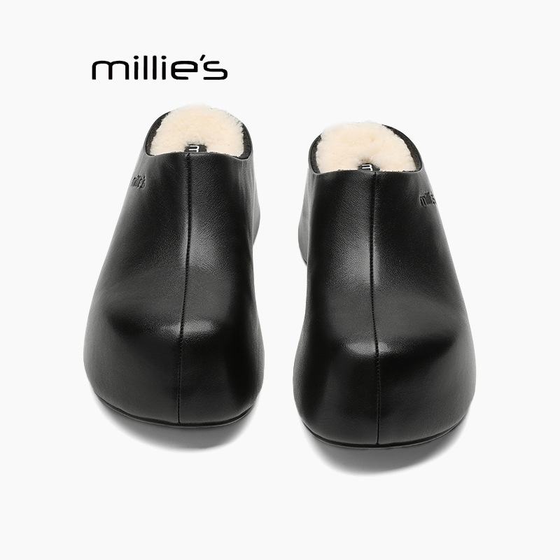 MILLIE'S妙丽勃肯鞋女黑色巨好看