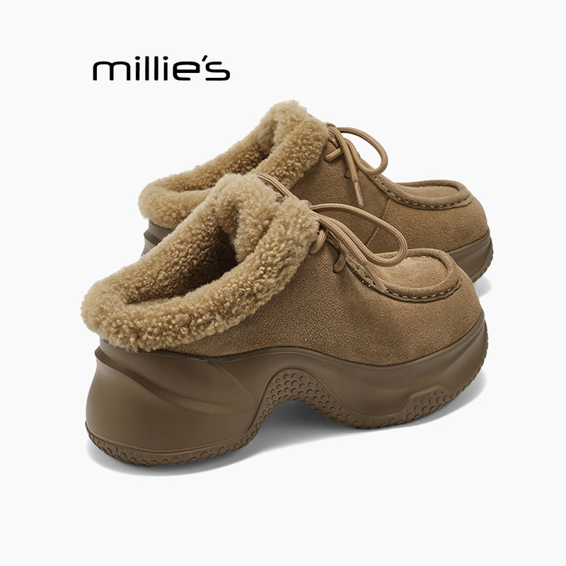 MILLIE'S妙丽复古勃肯鞋女巨好看