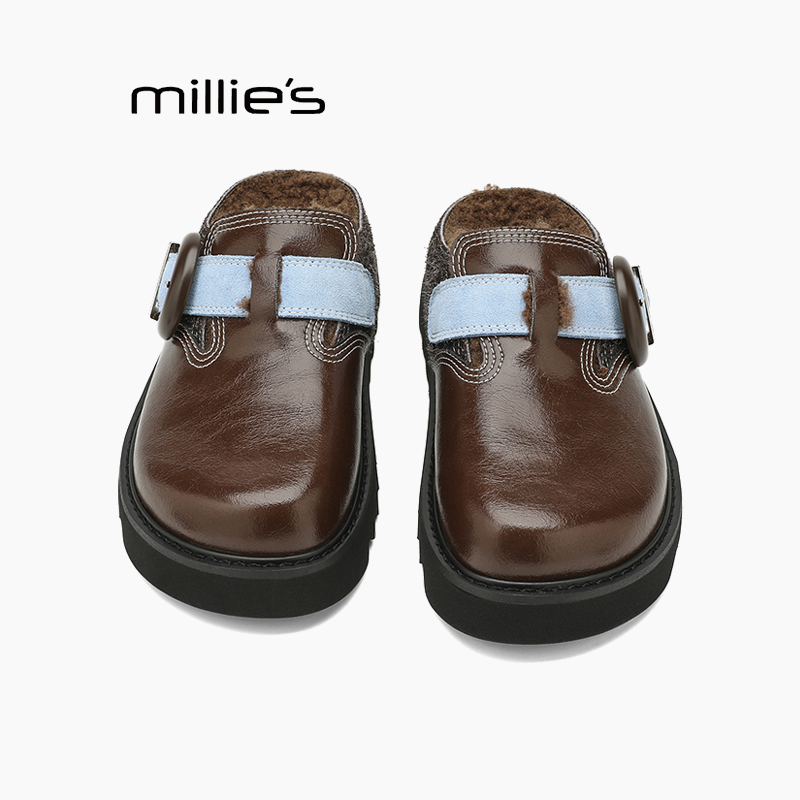 妙丽厚底包头半拖鞋巨好看