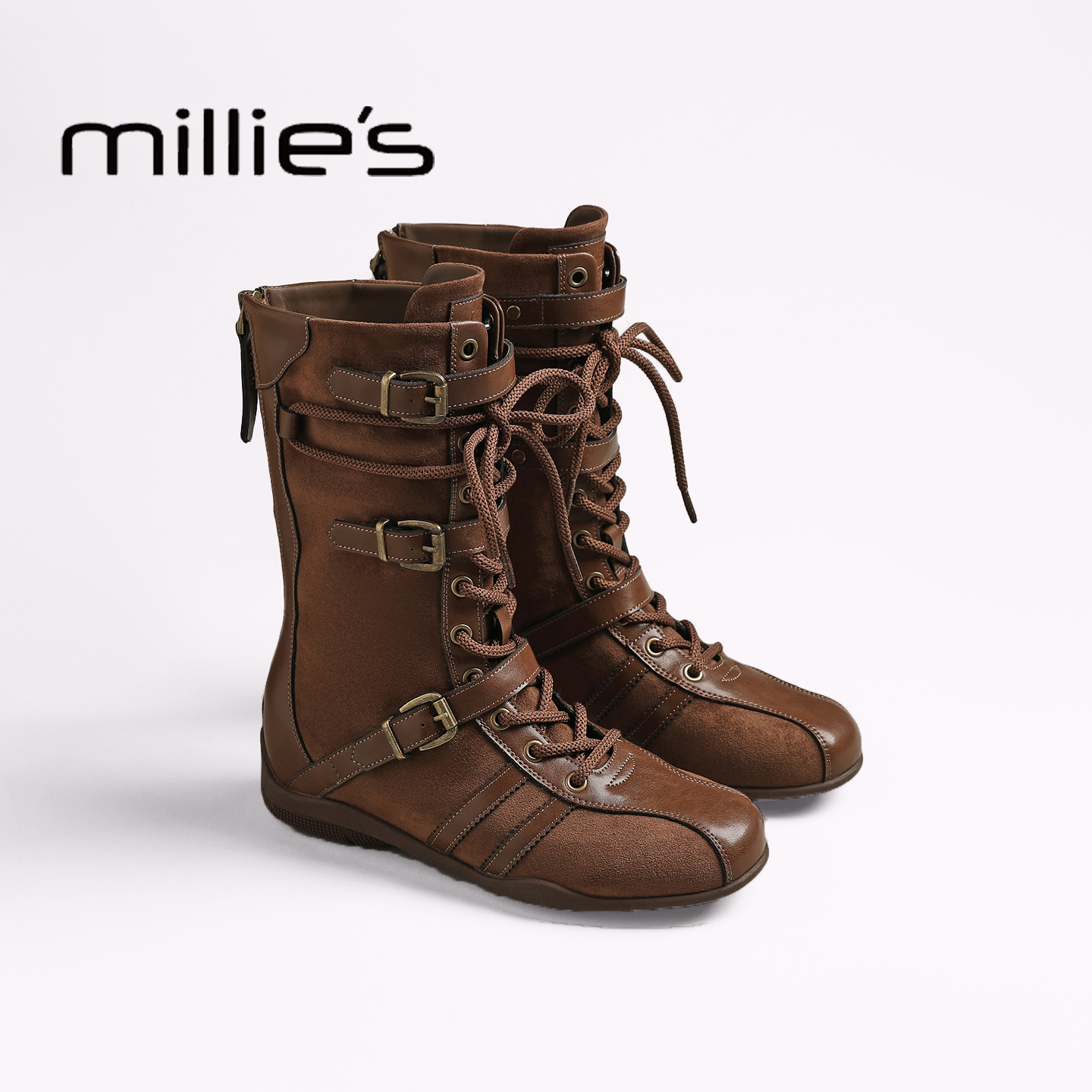 MILLIE'S/妙丽复古马丁靴