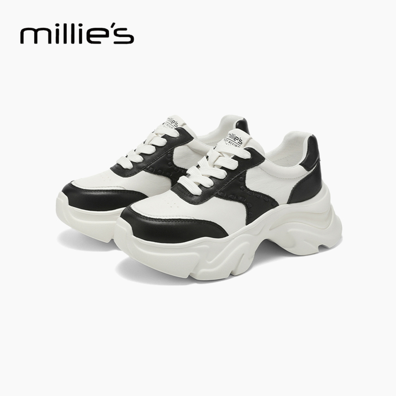 MILLIE'S/妙丽巨好穿增高老爹鞋
