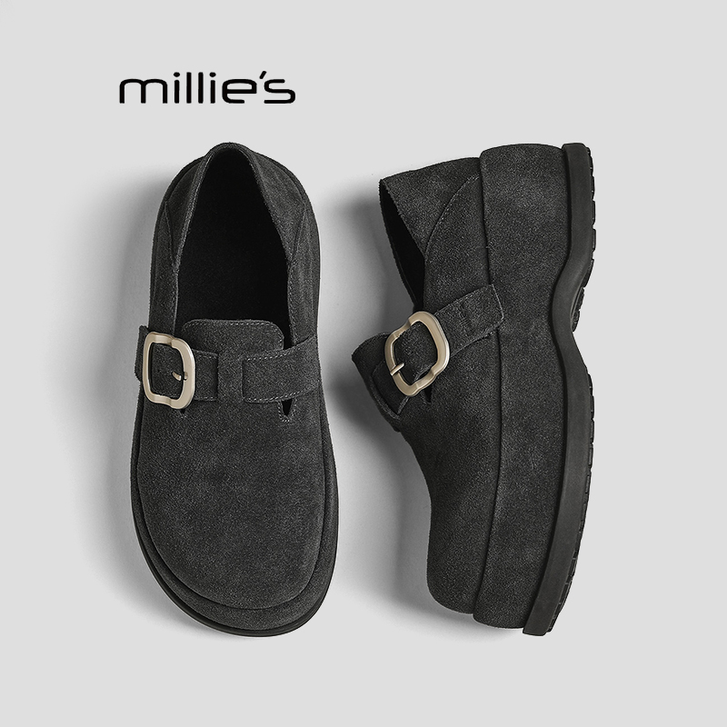 MILLIE'S/妙丽厚底勃肯鞋