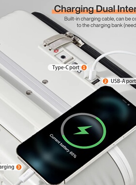 Mixi New Aluminum Frame Suitcase Carry On Rolling Luggage w