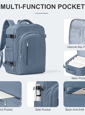 Laptop Bag Travel Backpack for Women Large Capacity Easyjet