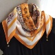 Women Luxury New Wraps Design Scarf Magnetic Square Neck