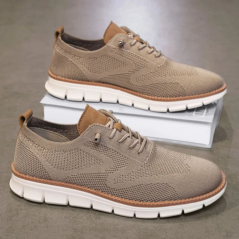 YRZL Men Casual Sports Shoes Anti Slip Wear-Resistant Breath