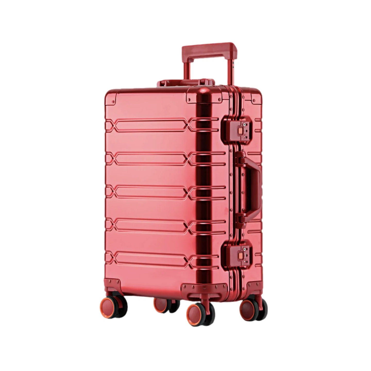 2024 New Large Capacity Durable Luggage Sets Aluminum Suitc