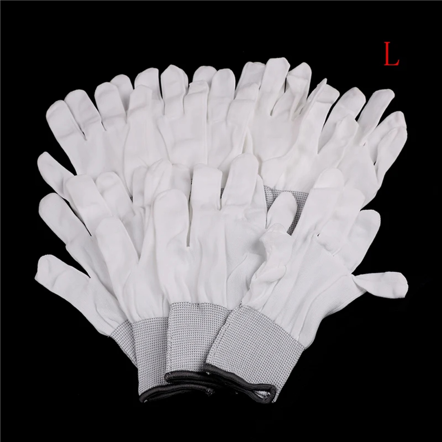 5pair Anti static ESD electronic working Gloves pu coated p