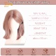 Style Short Head Wig Full Hair Side XINFEI Korean Women