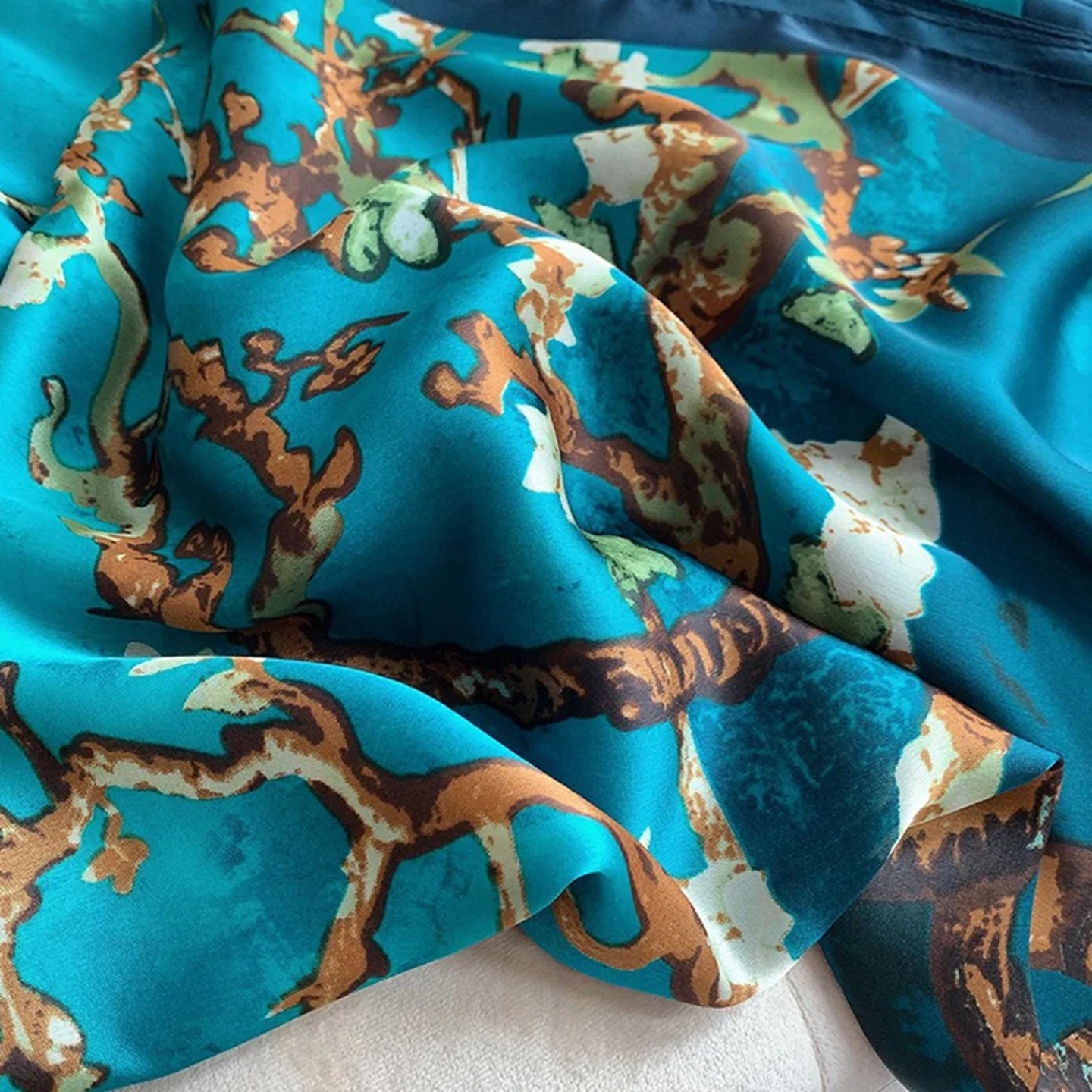 Spring Scarf Women's Luxury Design Polyester Material Smoot