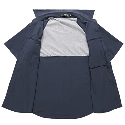 Summer Men Short Sleeve Shirt Men Breathable Tactical Work
