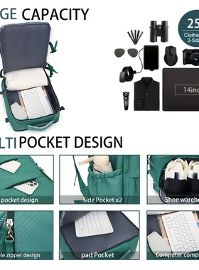 Couples Leisure Lightweight Backpack Travel Backpack Female