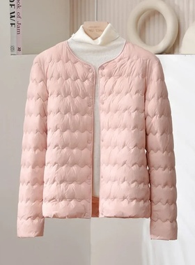 White Duck Down Coat 2025 New Down Jacket Woman Autumn Wint