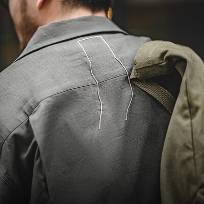 Maden Vintage Cuban Collar Short Sleeve Shirt Men's Summer