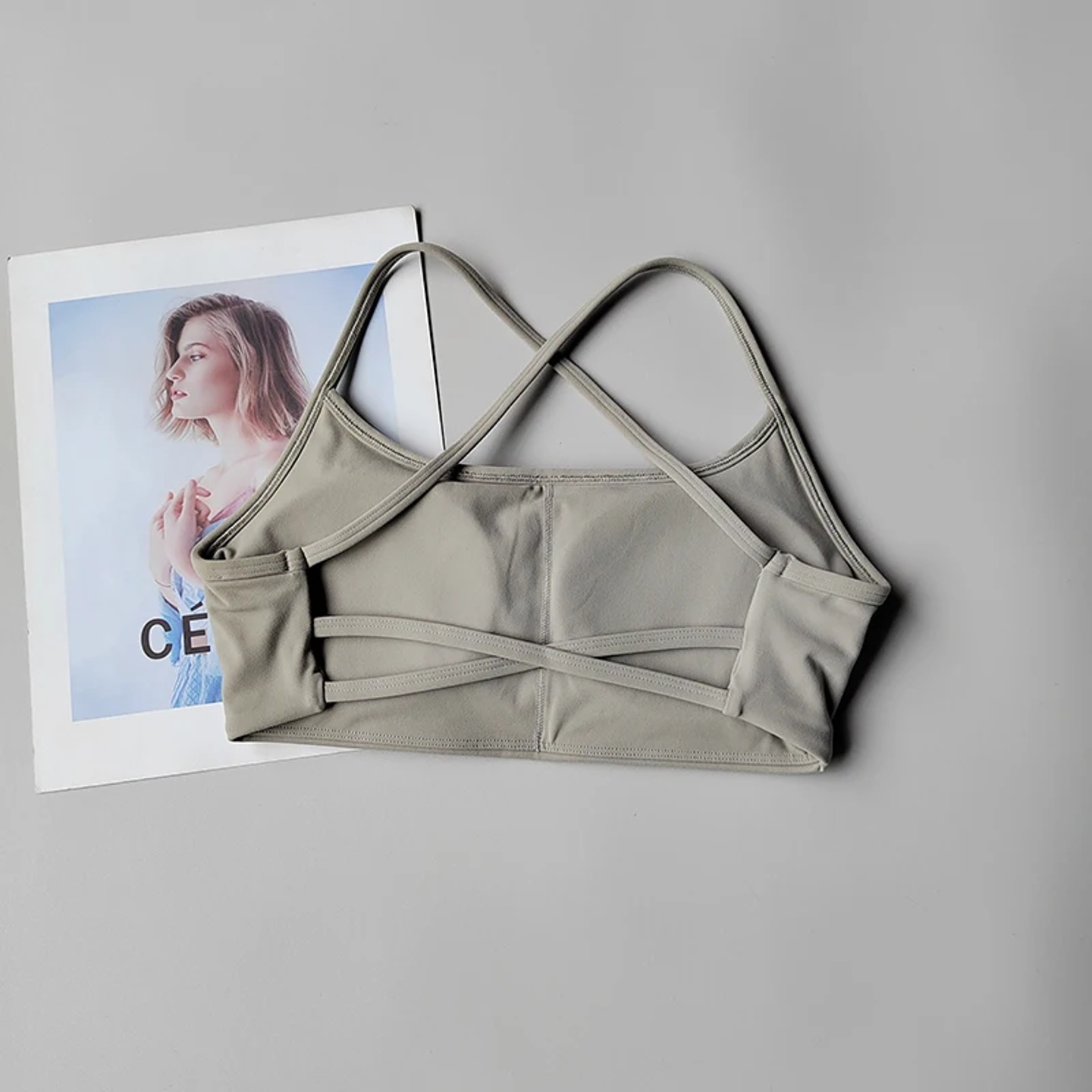 Beauty Back Sports Bra Women Seamless Halter Top High Suppo