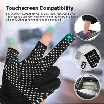 Non-slip Touchscreen Nylon Gloves Men Women Summer Outdoor
