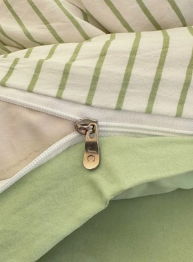 Washed Cotton Duvet Cover Set Quilt Set Ins Nordic Minimali