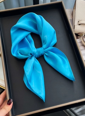 2025 Latest Women's Solid Silk Shawl Hijabs Pashmina Foular