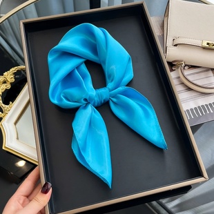 2025 Latest Women's Solid Silk Shawl Hijabs Pashmina Foular