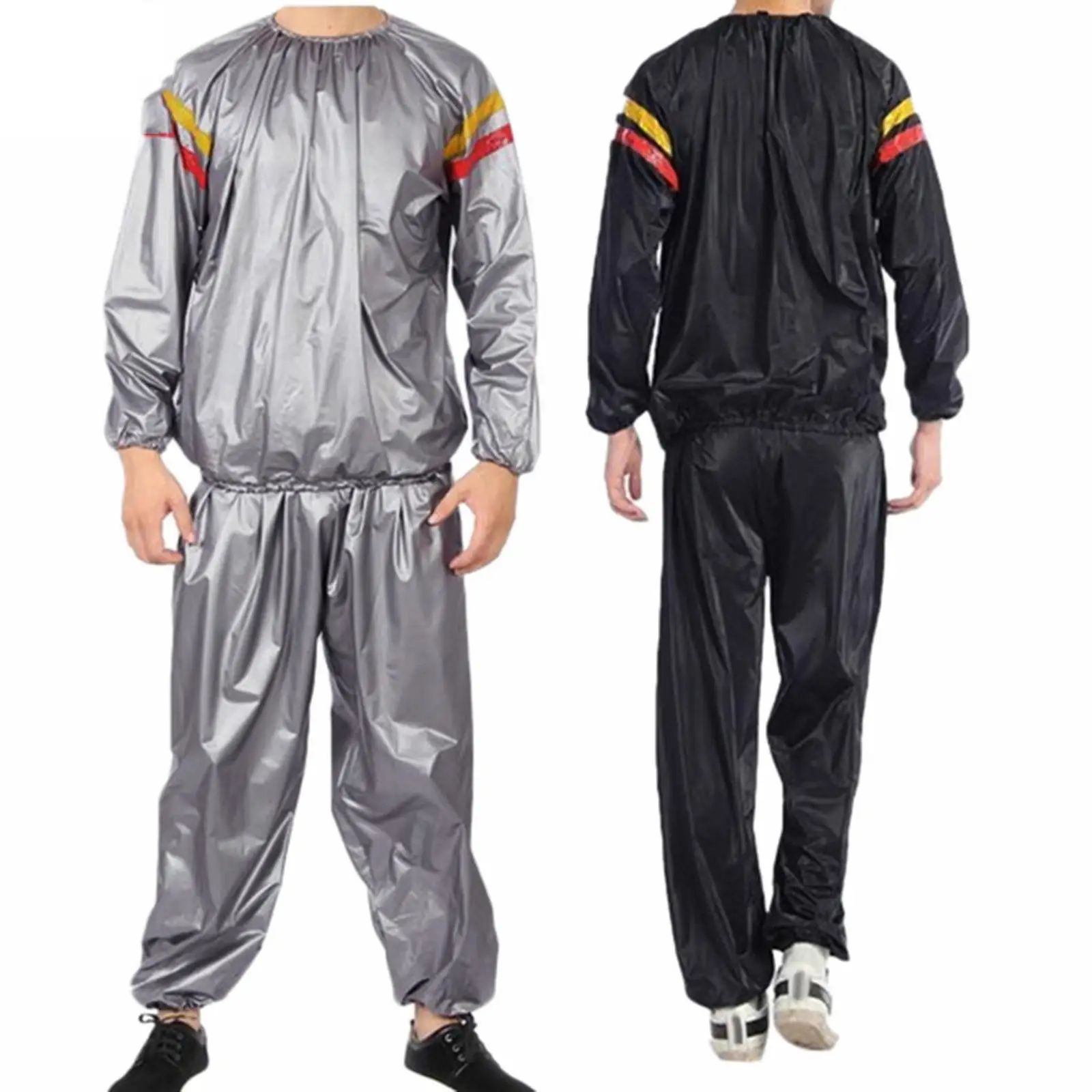 Full Body Fitness Sauna Suit Women Men Quick Sweat Sweat Sui